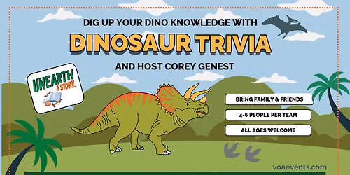 Unearth a Story: Dinosaur Trivia with Corey Genest
