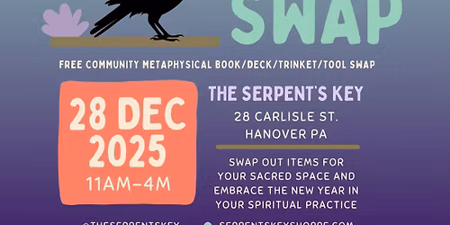 Witchy Book & Trinket Swap Day at The Serpent's Key 