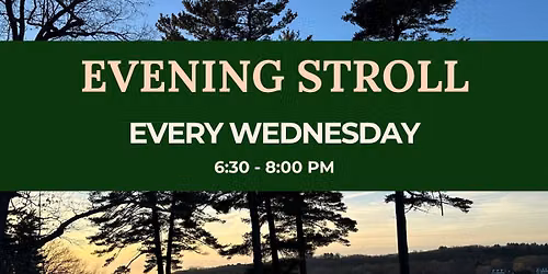 Evening Stroll with the Park Interpreter