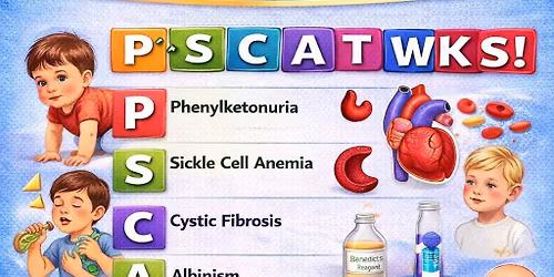Autosomal Recessive Disorders!! Easy mnemonics