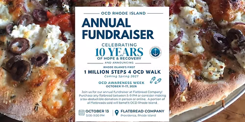 OCD Rhode Island Annual Fundraiser \u2014 Celebrating 10 Years!
