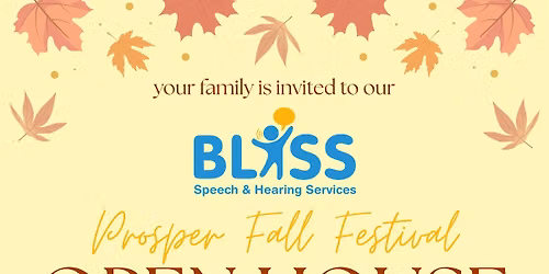 Bliss Fall Festival Open House
