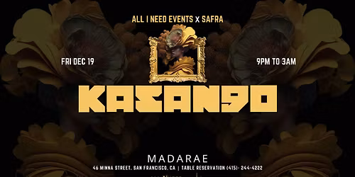 Kasango [Afro House] at MadaRae