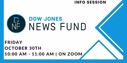 Dow Jones News Fund Info Session