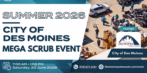 City of Des Moines MEGA SCRUB Event - Capitol Complex Lot #3