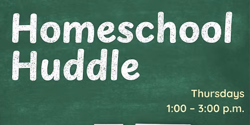 Homeschool Huddle: Craft Fair Swap