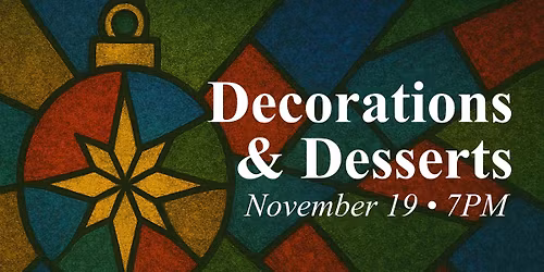 Decorations & Desserts at The Church