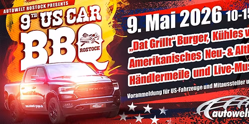 9. US CAR BBQ in der Autowelt Rostock!