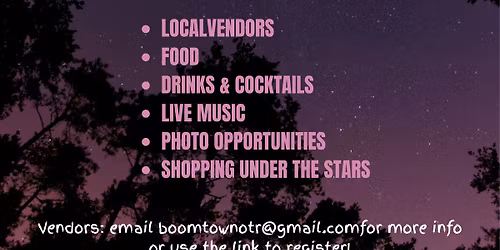 Moonlight in Bloom- market under the stars