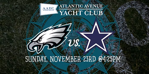 Eagles vs. Cowboys at The Yacht Club