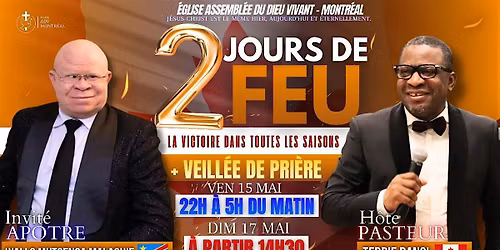 2 Jours de feu avec l'ap\u00f4tre Malachie Wallo Mutsenga