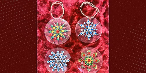 Painted Dot Mandala: Ornaments