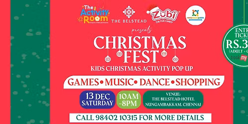 CHRISTMAS FEST 2025 - Kids Christmas Activity Pop Up