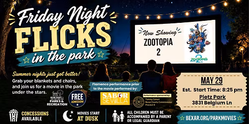 Friday Night Flicks- Zootopia 2