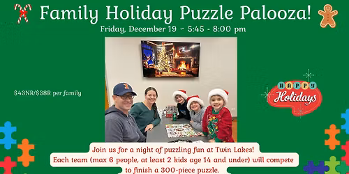 Family Holiday Puzzle Palooza