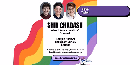 Shir Chadash: A Nonbinary Cantors' Concert
