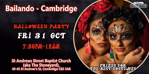 BAILANDO Cambridge HALLOWEEN PARTY - Prizes for the best costumes