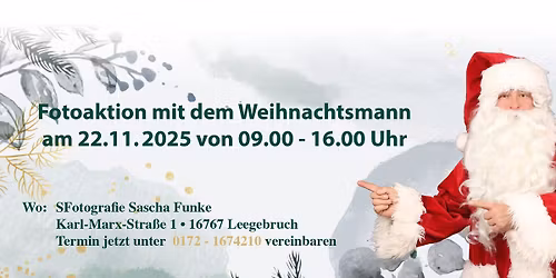 Fotos mit dem Weihnachtsmann 2025