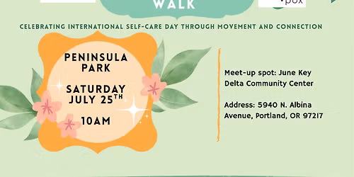 Self-Care Community Walk