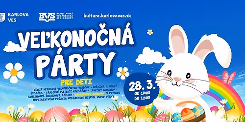 VE\u013dKONO\u010cN\u00c1 P\u00c1RTY PRE DETI 