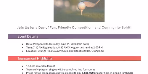 Orange Lions Golf Tournament