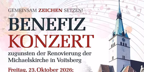 BENEFIZKONZERT in der St. Josefskirche Voitsberg