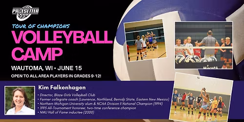 Wautoma Tour of Champions Volleyball Camp
