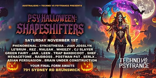 Psy Halloween: Shapeshifters\ud83d\udc08\u200d\u2b1b\ud83d\udc7d\ud83c\udf83
