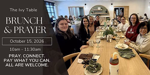 Prayer Brunch at The Ivy Table
