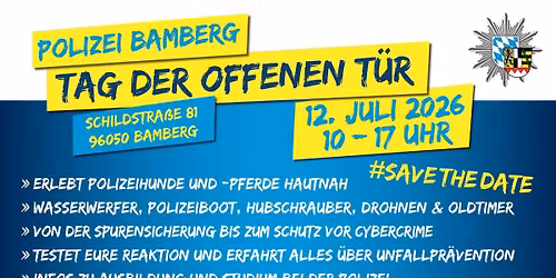 Tag der offenen T\u00fcr Polizei Bamberg