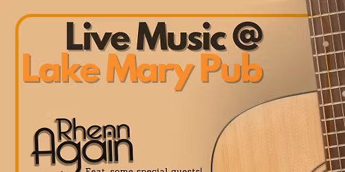 Rhenn Again (feat. Special Guests) at Lake Mary Pub