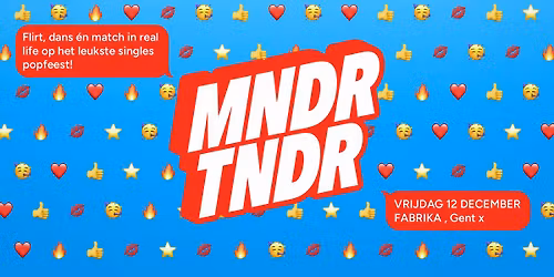 MNDR TNDR Gent | Fabrika Gent