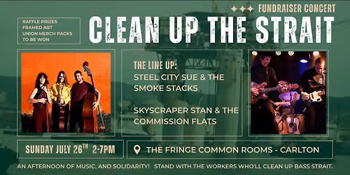 Fundraiser Gig: Clean up the Strait!