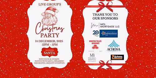 LIVE Group Christmas Party 2025!