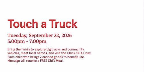 Touch a Truck at Chick-fil-A Dalrock