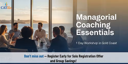 Managerial Coaching Essentials: 1 Day Workshop in Gold Coast