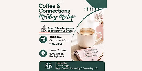 Coffee & Connections, Midday Meet Up