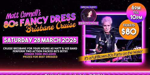 Matt Cornell\u2019s Ultimate 80s Fancy Dress Brissy Cruise