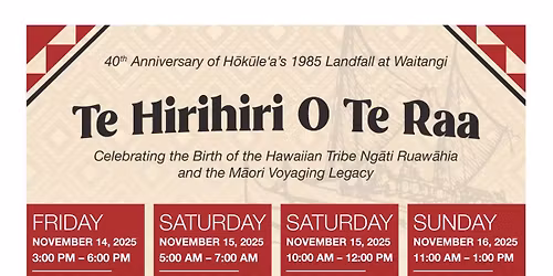 Te Hirihiri O Te Raa