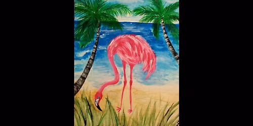 Flamingo Paint-Night Event- Loxahatchee Studio