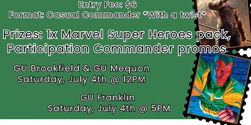 MTG: Marvel Super Heroes - Commander Party Round 1