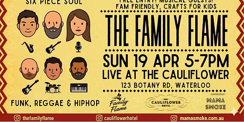 The Family Flame Live at the Cauli Sun 19 April 2026
