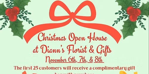 Annual 3-Day Christmas Open House
