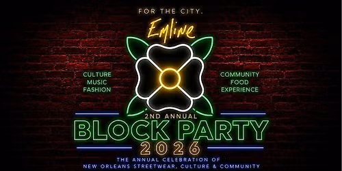 2nd Annual Emline Block Party Powered By Abstract NOLA