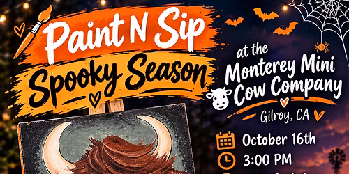 Mini cow Paint N Sip