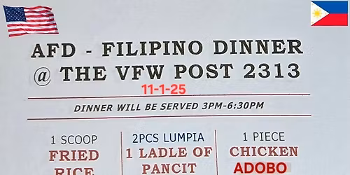 Filipino Dinner Fundraiser