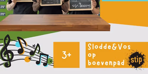PlukPodium Kids: Slodde & Vos Op Boevenpad (3+)