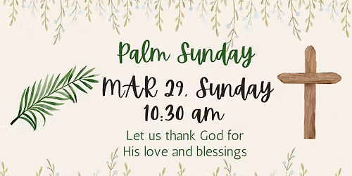 Palm Sunday