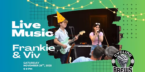 LIVE Music Event: Frankie & Viv @ Cycling Brews