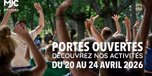 Portes ouvertes \u2014 Venez tester nos activit\u00e9s !